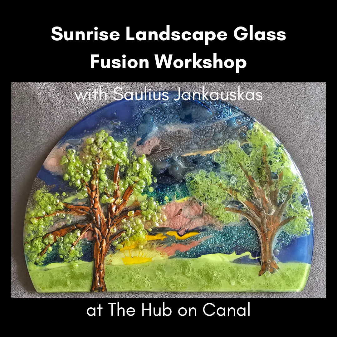 Sunrise Landscape Glass Fusion Workshop with Saulius Jankauskas