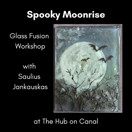Spooky Moonrise Glass Fusion Workshop with Saulius Jankauskas