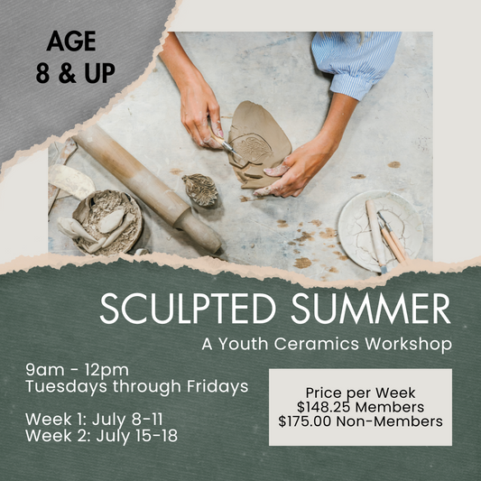Sculpted Summer - A Youth Ceramics Workshop at Jane's Art Center