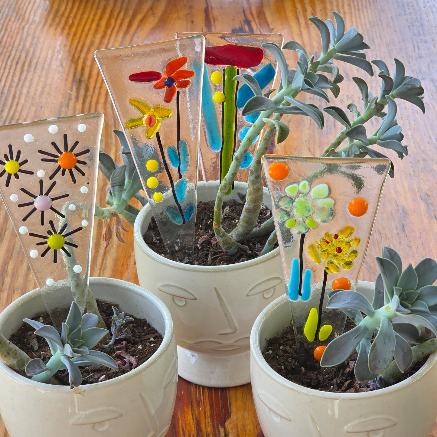 Fused Glass Garden Art with LC and Tommy Tobey