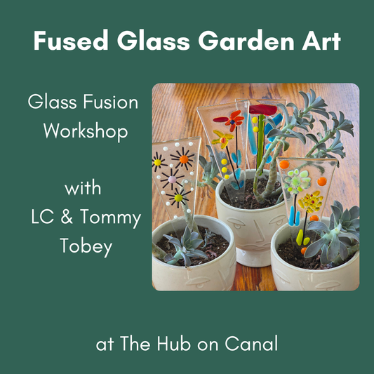Fused Glass Garden Art with LC and Tommy Tobey